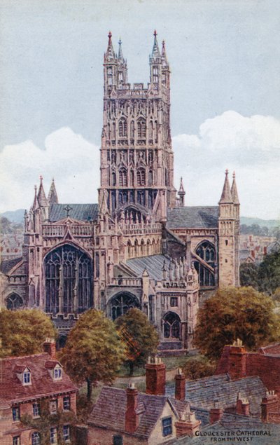 Gloucester Cathedral, from the West by Alfred Robert Quinton